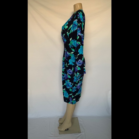VTG April Rain Size 10 Floral Print Dress - Picture 5 of 8